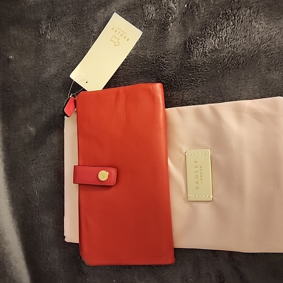 Radley London Red Leather Wallet - Picture 1 of 3